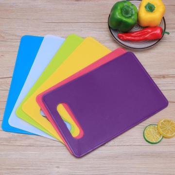 Plastic Non Slip Anti Bacterium Cutting Board Food Slice Cut Chopping Block Rectangle Kitchen Tools