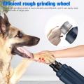 Dog Nail Grinder Electric Pet Dogs Nail Clippers 2 Speed LED Pet Nail Trimmer Cat Paws Nail Cutter Grooming Tool USB Rechargeabl