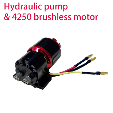 Hydraulic Oil Pump with 4250 Brushless Motor For RC TAMIYA 1/14 Trailer car Parts