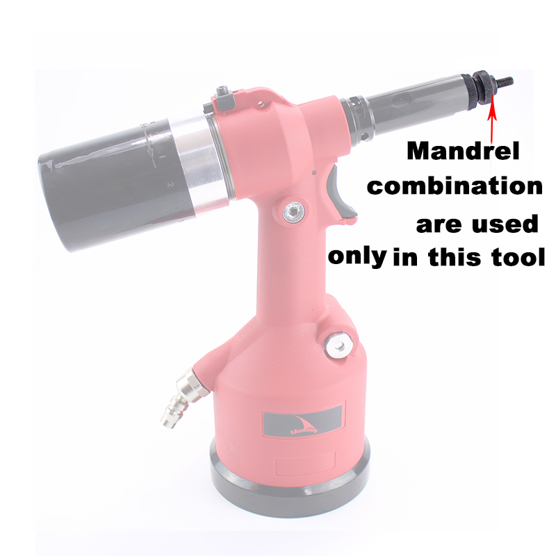 YOUSAILING M3-M12 Pneumatic Rivet Nut Guns Head Air Riveter Tool Parts Pneumatic Rivet Nut Tool Accessories Price for 1PC