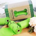 2020 New Biodegradable Dog Poop Bags Earth-Friendly 4/8 Rolls 60/120 Counts Green Garbage Bag Cat Waste Bag For Pet Fecal Bags