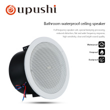 Oupushi pa system 6w bathroom ceiling speakers 4.5 inch full range in wall surround sound waterpoof speakers for home theatre