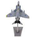 1/100 Die Cast American F-4 Fighter Aircraft Plane Toys W/ Metal Display Stand