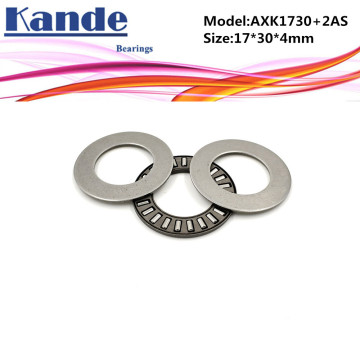 AXK1730 + 2AS 1PC Thrust Needle Roller Bearing With Two AS1730 Washers 17*30*4 mm Plane Thrust Needle Roller Bearing