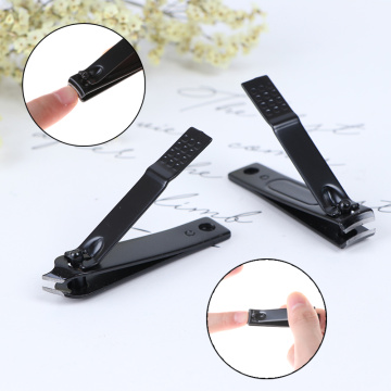 Black Stainless Steel Nail Clipper 2style Nail Cutting Machine Professional Nail Trimmer High Quality Toe Nail Clipper Nail Tool
