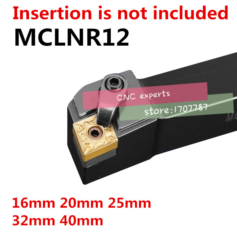 1PCS MCLNR1616H12 MCLNR2020K12 MCLNR2525M12 MCLNR3232P12 MCLNR2525M16 MCLNR3232P16/19 MCLNL CNC Lathe tool Holder