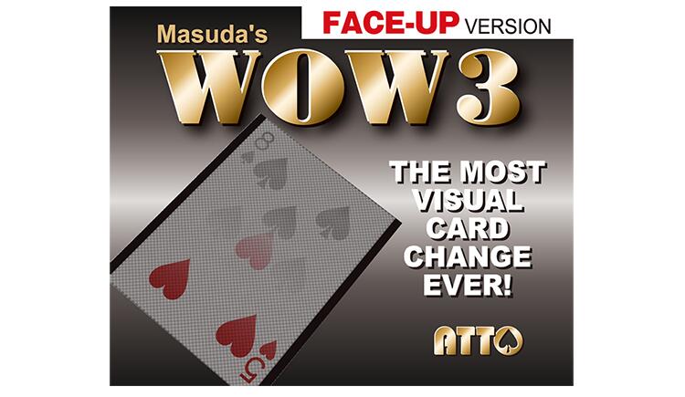 WOW 3 Face-Up by Katsuya Masuda Magic tricks