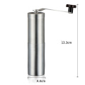 Adjustable Stainless Steel Manual Coffee Grinder Portable Hand Crank Conical Burr Mill Tool Home Camping Coffee Bean Grinders