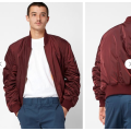 Solid color bomber jacket plain bomber jacket