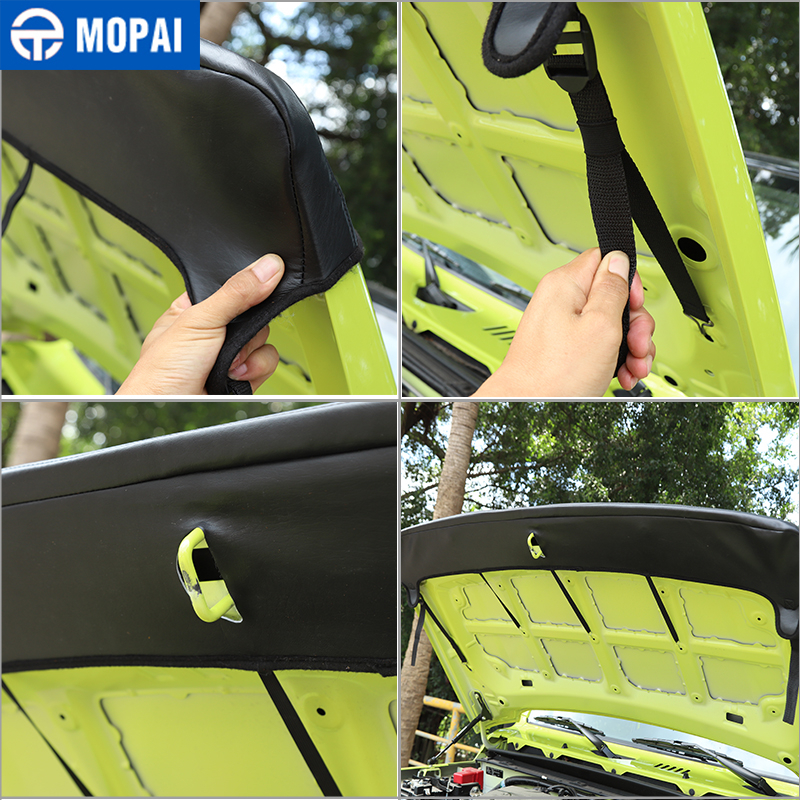 MOPAI Engine Cover for Suzuki Jimny JB74 Car Front Engine Hood Covers Protection for Suzuki Jimny 2019-2020 Accessories