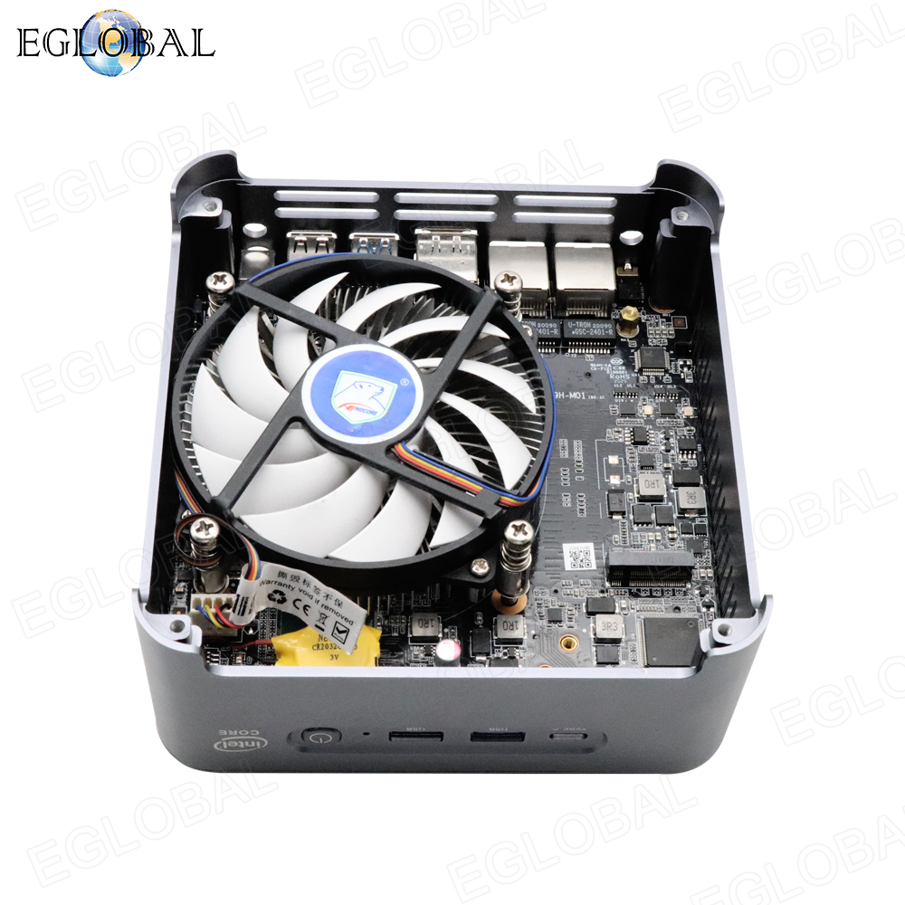 EGLOBAL NEW Core i9 10980HK i7 10750H Intel Mini PC 2 Lans Windows 10 2*DDR4 2*NVMe Gaming Computer DP HDMI Type-C 3x4K Display