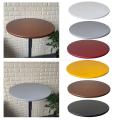 Waterproof Elastic Table Cover Cloth Protector Polyester Round Tablecloth Catering Fitted Table Cover with Elastic Edge 60-120cm