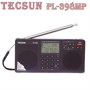 100% Original Tecsun PL-398MP 2.2'' Full Band Digital Tuning Stereo Radio Receiver MP3 Player