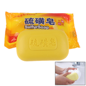 1X 85g Whitening Cleanser Chinese Traditional Skin Care Shanghai Sulfur Soap Oil-Control Acne Treatment lackhead Remover Soap