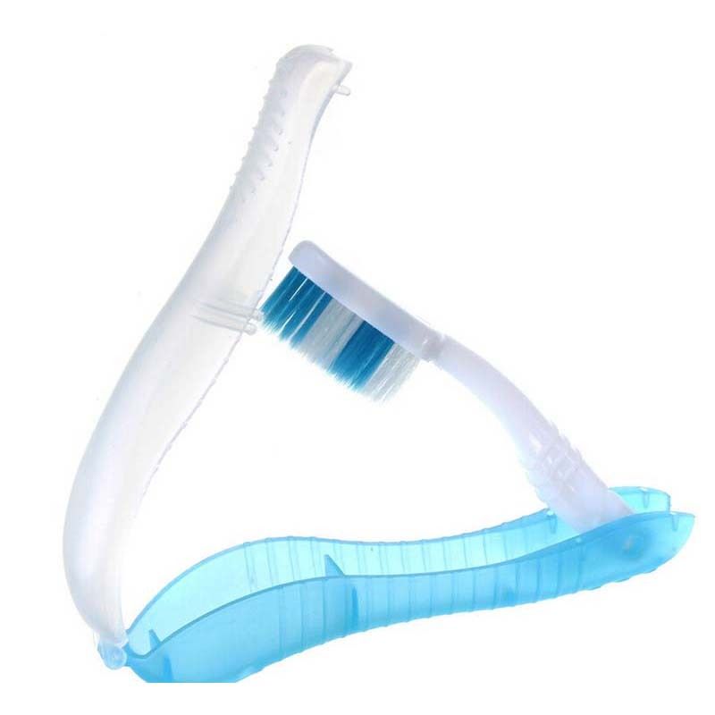 Hotel Disposable Toothbrush Travel Camping Hiking Outdoor Foldable Folding Tooth brush Teeth Cleaning Oral Hygiene Dental Care