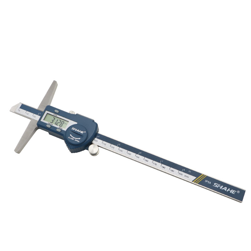 free shipping 0-200 mm 8 inch electronic ruler digital vernier caliper micrometro depth gauge measuring tools