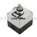 AC 660V 3 Position Key Lock Rotary Select Selector Switch Station Screw Terminal