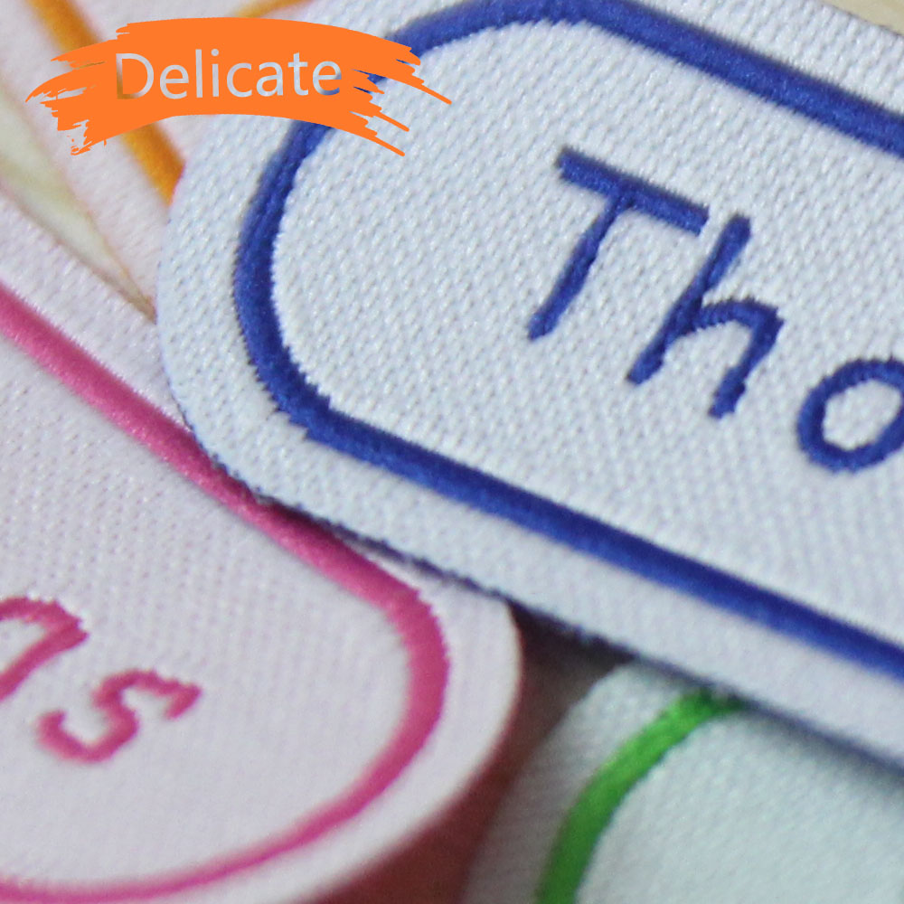 FREE SHIPPING Name Stickers For Clothes Water Proof Decals Washable Name Tags Children Stickers Embroidery Labels