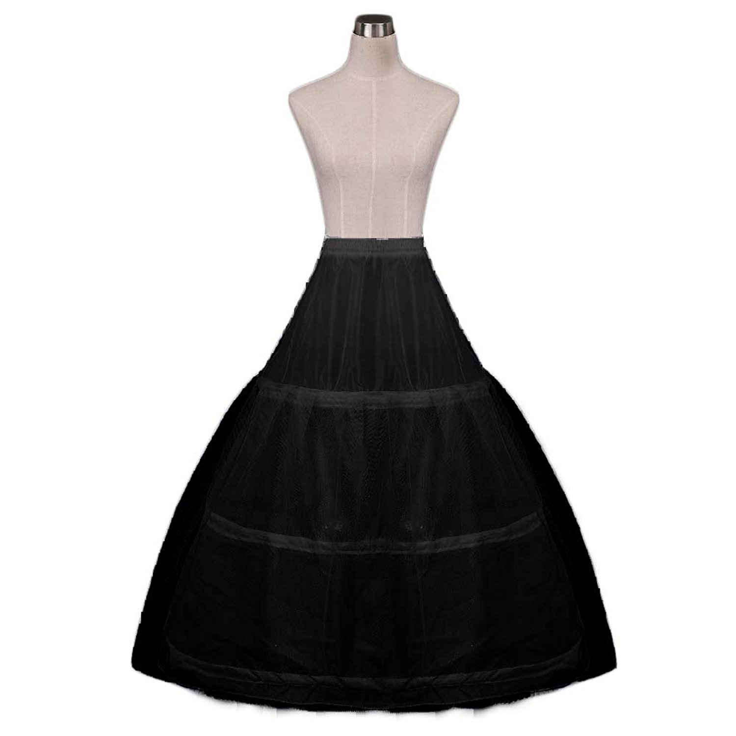 Plus size In Stock Hot Sale 3 Hoop Ball Gown Bone Full Crinoline Petticoats For Wedding Dress Wedding Skirt Accessories Slip