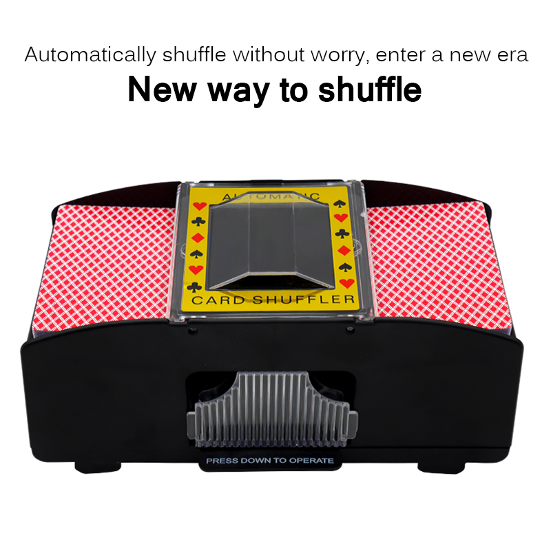 Automatic Card Shuffler Machine Board Game Electric Automatic Card Poker Battery Operated Lightweight Playing Cards Shuffler Ent