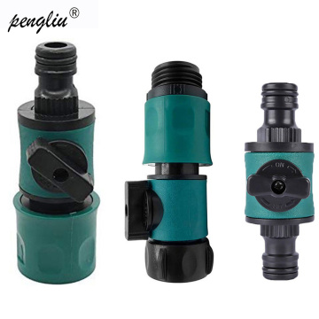 3 Kinds Plastic Valve with Quick Connector Agriculture Garden Watering Prolong Hose Irrigation Pipe Fittings Hose Adapter Switch