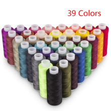 39 Colors 100% Polyester Yarn Sewing Thread Roll Machine Hand Embroidery 200 Yard Each Spool Durable For Home Sewing Kit