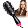 Hair Curler 2-in-1 Hair Straightening Curling Brush Rotating Hot Air Brush Hair Dryer Volumizer Professional Brow Dryer Comb