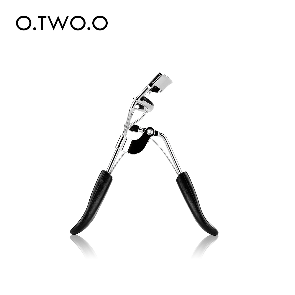 O.TWO.O Handle Eyelash Curler Eye Lashes Accessories Curling Clip Eyelash Makeup Tools Black Silver Color Cosmetic Makeup