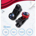 phone Back cover Lens 3 In 1 Lenses Wide Angle Lens For IPhone Xiaomi Huawei Macro Lenses Camera Kits Mobile Phone Clip Lens