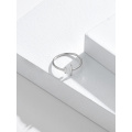 ZEMIOR Minimalist Rings For Women Authentic 925 Sterling Silver Open Adjustable Finger Rings Handmade Female Anniversary Jewelry