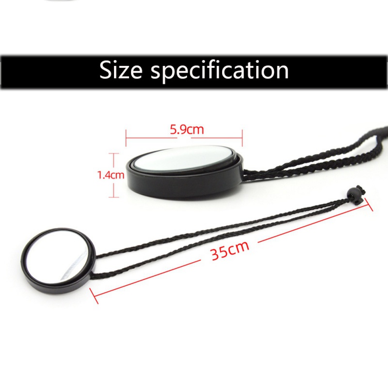 Safety Scuba Diving Diver Rear View Mirror With Lanyard BCD Gear Watersports Snorkeling Mirror Equipment