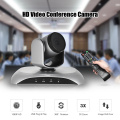 Aibecy 1080P HD Conference Camera USB 3X Zoom 360D Rotation Remote Control Power Adapter for Video Meetings Training Teaching