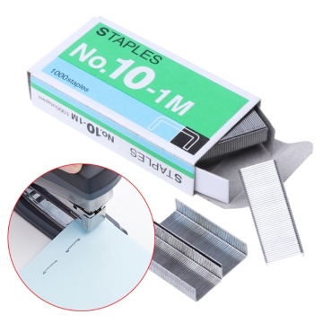 2020 New 1000Pcs/Box Metal Staples No.10 Binding Office School Supplies Stationery Tools