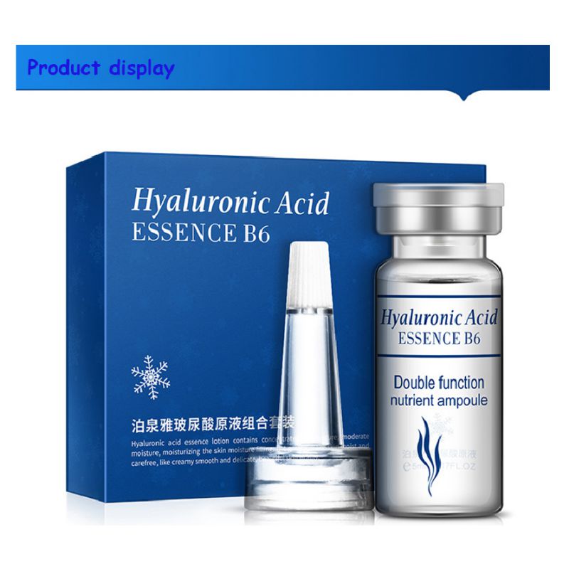 10pcs/lot Vitamin Hyaluronic Acid Serum Anti Wrinkle Anti Aging Collagen Essence Liquid Moisturizer Facial Skin Care Set