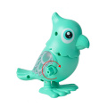 1 Pieces Random Color Children's Clockwork Toy Parrot Fun Gifts Cartoon Toys Squirrel/ Dinosaur Wind Up Toys