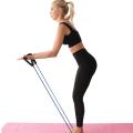 120cm Yoga Pull Rope Resistance Bands Fitness Gum Elastic Bands Train Equipment Rubber Expander Workout Exercise Band