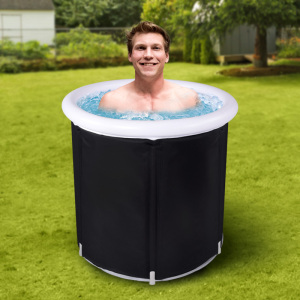 Inflatable Ice Bath for Athletes Soaking Adults Bathtub