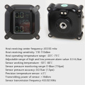 Motorbike Tire Tyre Pressure Temperature Monitoring Alarm System Waterproof LCD Motorcycle TPMS with 2 External Sensors