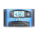 MPPT Solar Charge Controller PWM 100A 60A 50A 40A 30A Solar Power Regulator 12V 24V Auto Dual USB LCD Display Load Discharger