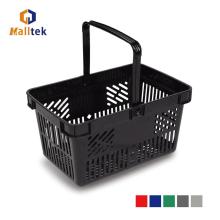 Supermarket single handle shopping plastic Hand basket