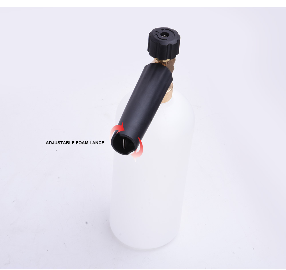 HNYRI Pressure Gun Snow Foam Generator Nozzle Spray for Karcher K2 K3 K4 K5 K6 K7 Professional Cannon Soap Lance Washer Tools1L