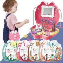 Children Simulation Kitchen Tableware Makeup Jewelry Candy Handbag Medical Tools Princess Makeup Play House Toys Girl Gifts