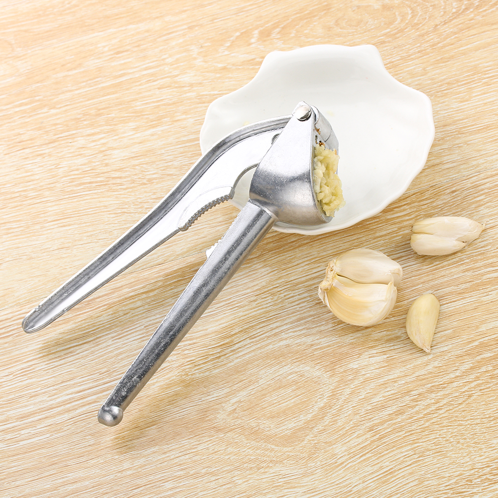 2020 New Arrival Aluminum Garlic Presses Walnut Nut Crackers Ginger Crusher Practical Vegetable Squeezer Kitchen Gadget Dropship