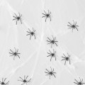 100pcs Halloween Spiders Toy Small Black Plastic Fake Spider Toys Novelty Funny Joke Prank Realistic Props