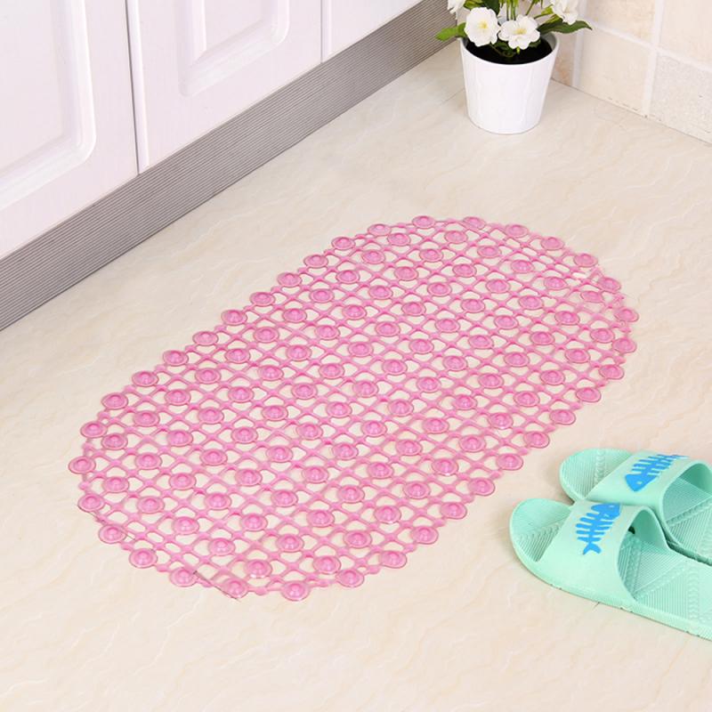 67x37cm Bathroom Mat Anti-slip Household Sucker-type Safety Eco-friendly Tub Bath Shower PVC Floor Mat Home Bathroom Supplies