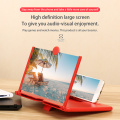 10inch 3D Folding Screen Amplifier Mobile Phone Video HD Video Magnifying Glass Stand For Movie Smart Phone Bracket Holder