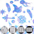 Tortoise Supply DIY Crystal Epoxy Resin Mold Bookmark Lace Gear Bird Feather Jellyfish Compass Silicone Mirror Mold