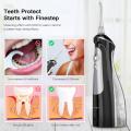 Water Flosser Cordless Teeth Cleaner 6 Modes 3 Jets Finestep Portable Dental Oral Irrigator IPX7 Travel Home Braces and Bridges