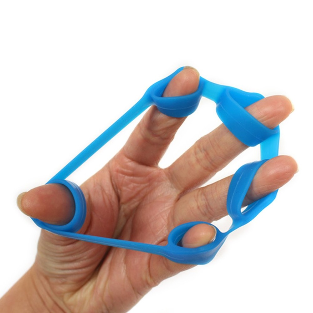 Portable Fitness Hand Finger Trainer Pull Ring Band Tension Tool Strength Exerciser Training Finger Rehabilitation Trainer Hot