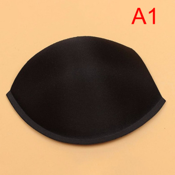 Soft Foam Insert Chest Cup Women Intimates Accessories 1Pair Black Or White Sew In Bra Cups Pads Push Up Swimwear Dress Corset